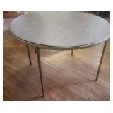 Round Folding Card Table 40"