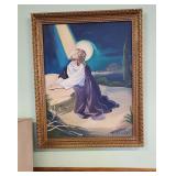 Jesus Painting on Board