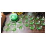 Green Depression Federal Uranium Glass