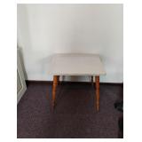 Speckle Formica Top side table 23.5" 20.75" x 22"h