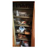 Contents of Cabinet Cups Glasses Utensils ++