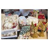 Misc Christmas Ornaments Candles Figurines +