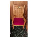 Church Celebrant Pulpit Oak Chair Priest (B)