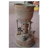 Clayton and Lambert Cast iron lead smelter w/ Pot