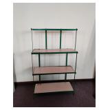 Green metal plant stand rack Shelf 40.25" x 24.5"