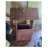 Wooden Well Style Frame w/ cardboard base