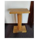 Wood memorial Church Book Bible Candle stand (B)