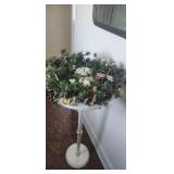 Large Floor White Advent Wreath Candle Holder