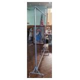 Aluminum Clothing Rolling Rack Hanging 73x61x18