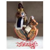 Pier 1 Nutcracker on Rocking Horse & Candy Canes
