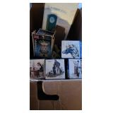 Norman Rockwell Mugs Clock Cast Iron Popeye +