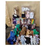 Ty Beanie Babies - with cases