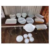 Glass dishes - Pyrex , Fire King , Glasbake +