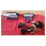 2 Sony Handycam Movie Cameras