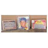 3 Baseball Cards 1953 Turk Lown 1959 NY Yankees +