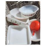 Glasbake Casserole Bowls