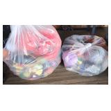 2 large Bags of Dog Toys Plush Stuffed
