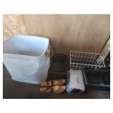 Hamper Folding Crates Rack ++