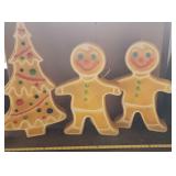 Don Featherstone Gingerbread Tree Men Blow Molds