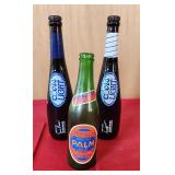 Coors Light Baseball Bat Bottles & Palm Ale Bottle