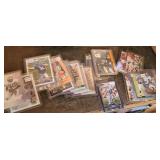 Football Cards in Holders Mahomes + Rookies