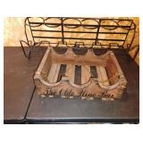 2 Wine Racks Wood & Metal