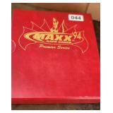 1994 Maxx Race Cards Premier Series Binder