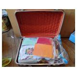 Suitcase full of used greeting cards