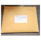 Official Signed Letters from Congress Gun Subject