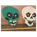 Halloween Popcorn Decoration Skulls