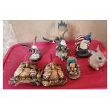 Figurines Eagle Garfield Owl Wall Plaque