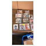 Patch Football Cards in Holders old Stock