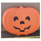 Flat Hanging Pumpkin Jack o Lantern Blow Mold