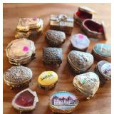 Lot of Trinket Boxes (D)