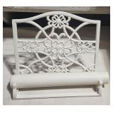 White Cast Iron Cookbook Holder