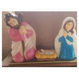 Empire Blow Mold Nativity Mary Joseph Jesus