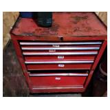 Red Tool Chest with Wheels (No Contents)
