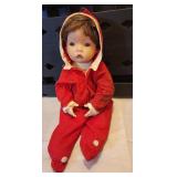 Weighted Porcelain Head / Hands Unmarked Baby Doll