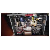Drawer Lot Air Guns Sockets +
