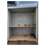 White Tin Shop Wall Cabinet