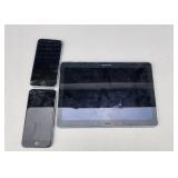 2 I phones and Samsung Tablet