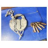 Railroad Keys & Lock Reading C&O +