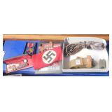 WWII Nazi Arm Band Pins Gun Slings +