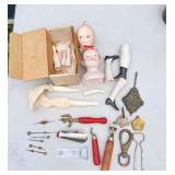 Doll Parts Can Openers Clock Parts Stegmaier's +