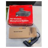 Realistic Microphone System & Barcode Scanner USB
