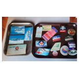 Airline Sticker Decals Postcards Vintage