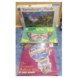 3 Sealed New Puzzles Balloon Butterfly +