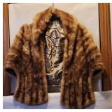 RM Taylor Co Mink Fur Stole Wrap