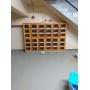 12-Slot Wooden Locker Set