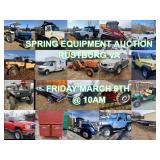 SPRING EQUIPMENT CONSIGNMENT AUCTION